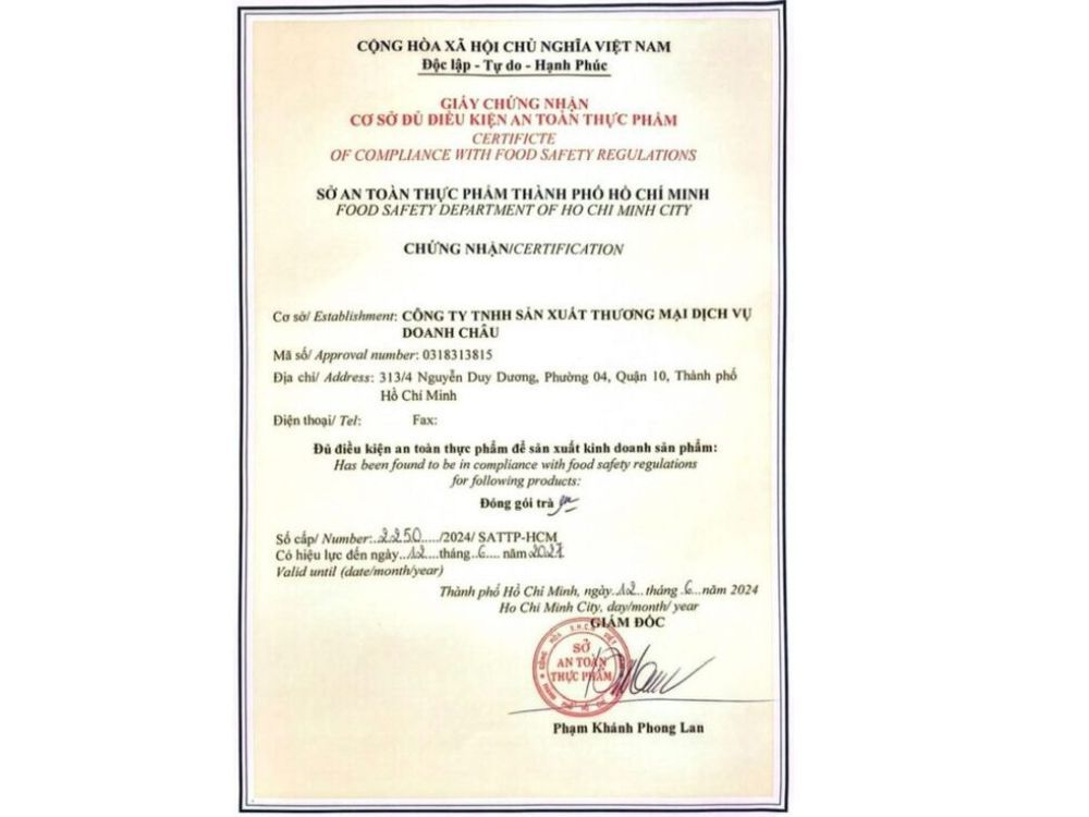Giấy chứng nhận